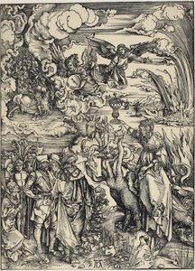 De hoer van Babylon, uit De Apocalyps door Albrecht Dürer