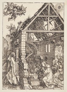 De aanbidding van de herders door Albrecht Dürer