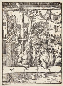 Het badhuis door Albrecht Dürer