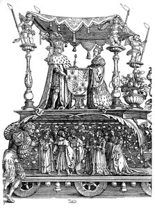 Triomfantelijke terugkeer van Maximiliaan I, 1515 door Albrecht Dürer