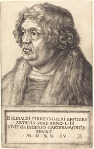 Willibald Pirckheimer door Albrecht Dürer