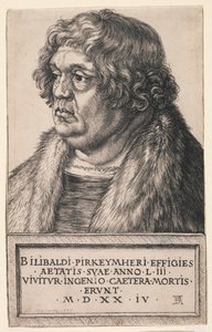 Willibald Pirckheimer door Albrecht Dürer