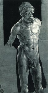zelfportret in naakt door Albrecht Dürer