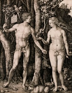 Adam en Eva door Albrecht Dürer
