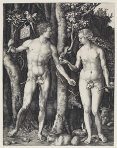 Adam en Eva door Albrecht Dürer