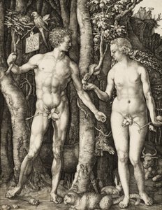 Adam en Eva door Albrecht Dürer