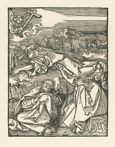 Agonie in de Hof - Christus op de Olijfberg, ca. 1508-09 (houtsnede) door Albrecht Dürer or Duerer