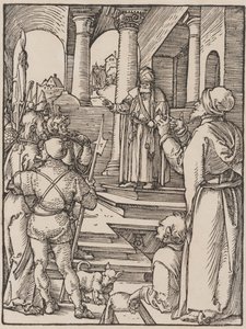 Christus voor Annas door Albrecht Dürer