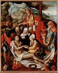 Deploration (schilderij op doek) door Albrecht Dürer or Duerer
