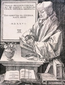 Erasmus van Rotterdam door Albrecht Dürer