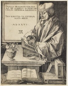 Erasmus van Rotterdam door Albrecht Dürer