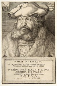 Frederik de Wijze, keurvorst van Saksen, uitgegeven 1524