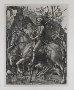Ridder, dood en de duivel door Albrecht Dürer or Duerer