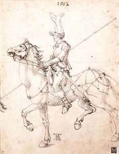 Lansier te paard - Tekening van Albrecht Durer (1471-1528)