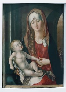 Madonna met kind door Albrecht Dürer or Duerer