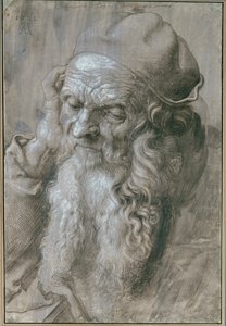Oude man - Studie voor een heilige