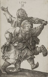 Boerenpaar dat danst, 1514