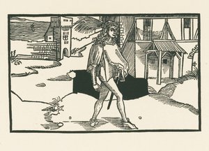 Phaedria, ca.1492-93 (houtsnede) door Albrecht Dürer or Duerer
