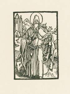 Sint Antonius de Grote door Albrecht Dürer or Duerer
