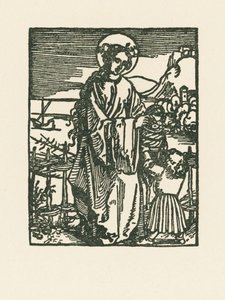 Heilige Dorothea door Albrecht Dürer or Duerer