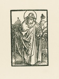 Sint Jakobus de Grote door Albrecht Dürer or Duerer