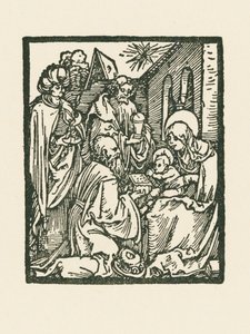 De aanbidding van de Wijzen door Albrecht Dürer or Duerer