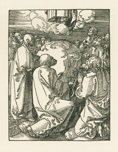 De Hemelvaart, ca. 1510 (houtsnede) door Albrecht Dürer or Duerer