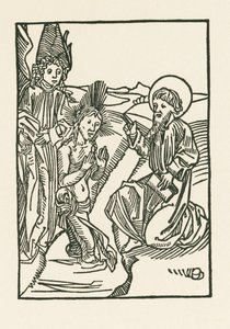De doop van Christus in de Jordaan door Albrecht Dürer or Duerer