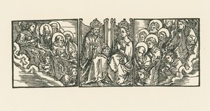 De kroning van de Maagd door Albrecht Dürer or Duerer