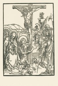 De kruisiging, ca.1500 (houtsnede) door Albrecht Dürer or Duerer
