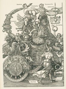 De grote triomfwagen door Albrecht Dürer or Duerer