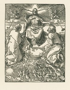 Het Laatste Oordeel, ca. 1510 (houtsnede) door Albrecht Dürer or Duerer