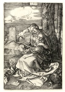 De Madonna met de peer door Albrecht Dürer