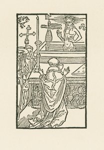 De mis van Sint Gregorius door Albrecht Dürer or Duerer