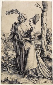 De Promenade, ca. 1496 door Albrecht Dürer