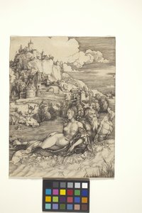 Het Zeemonster (Meerwunder) door Albrecht Dürer