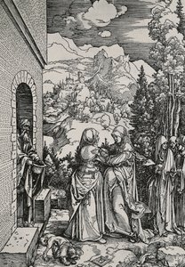 De Visitatie door Albrecht Dürer