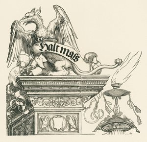 Triomfboog voor keizer Maximiliaan I door Albrecht Dürer or Duerer
