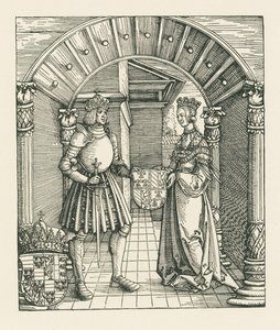 Triomfboog voor keizer Maximiliaan I door Albrecht Dürer or Duerer