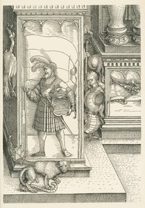 Triomfboog voor keizer Maximiliaan I door Albrecht Dürer or Duerer