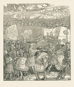Triomfboog voor keizer Maximiliaan I door Albrecht Dürer or Duerer