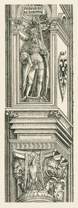 Triomfboog voor keizer Maximiliaan I door Albrecht Dürer or Duerer