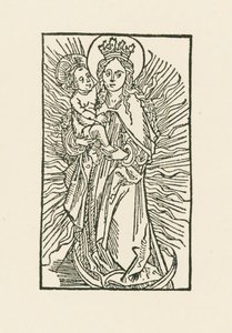 Maria in de zon door Albrecht Dürer or Duerer
