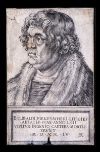 Willibald Pirkheimer door Albrecht Dürer or Duerer