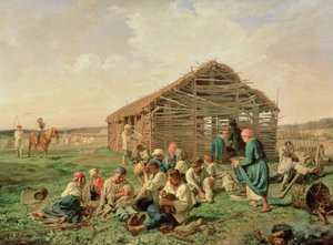 Rust tijdens het hooien, 1861