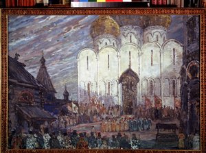 Decorontwerp voor de opera Boris Godunov