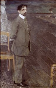Portret van Mikhail Kuzmin