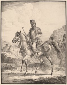 Een Pers te paard