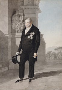 Portret van koning Frans I van de Twee Siciliën 1777-1830, 1825