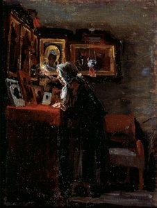 Voor een religieus feest door Aleksei Fyodorovich Afanasyev